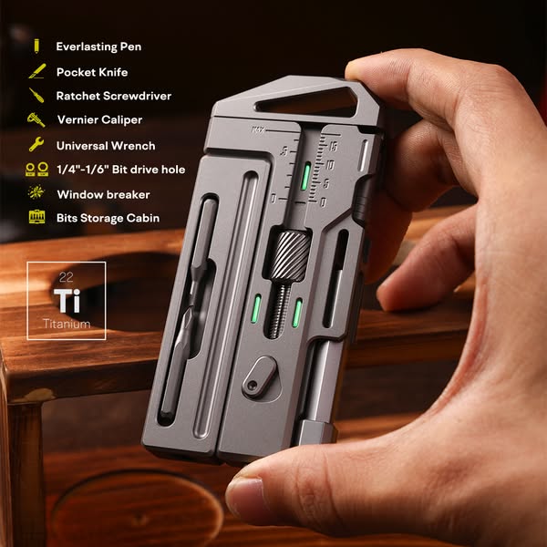 Titanium Multi-Tool Wrench System. Upgrade Your Reach.