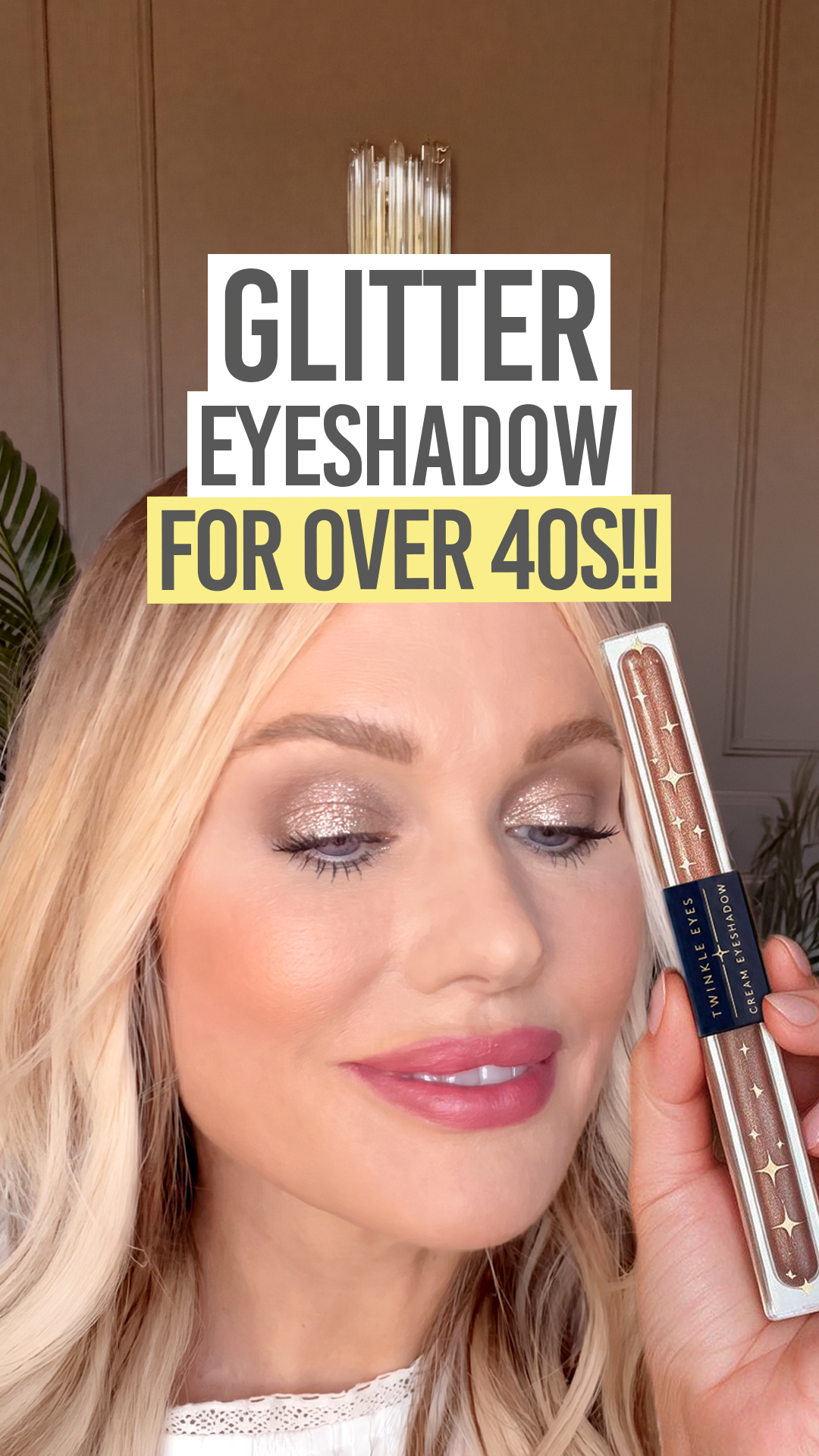 GLITTER EYESHADOW FOR OVER 40s