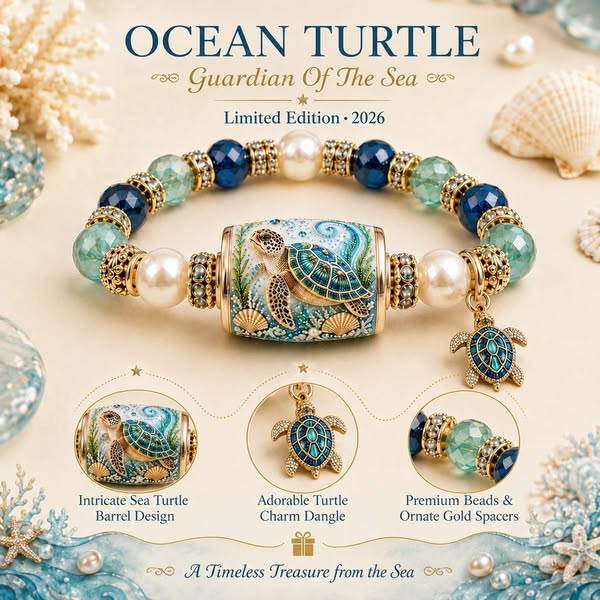 Hot Sale 49% OFF – Ocean Guardian Bracelet Collection | 7 Marine Creature Designs, Gemstone-Style Beads & Matching Sea Charms