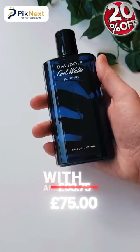 Men's Aromatic Eau de Toilette | Fresh Aquatic Fragrance – Mint, Lavender & Amber