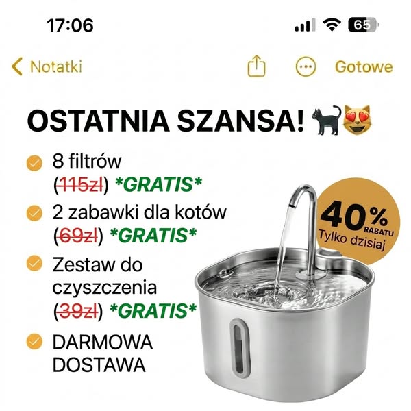 40% zniżki + 3 gratisy! Oferta ograniczona czasowo!