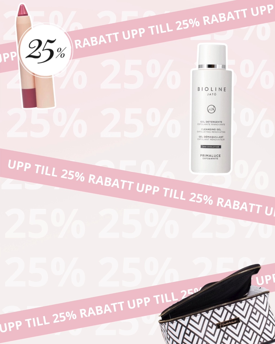 Upp till 25% rabatt under Hudotekets Birthday Week