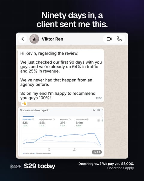 It works, or we pay you $3,000