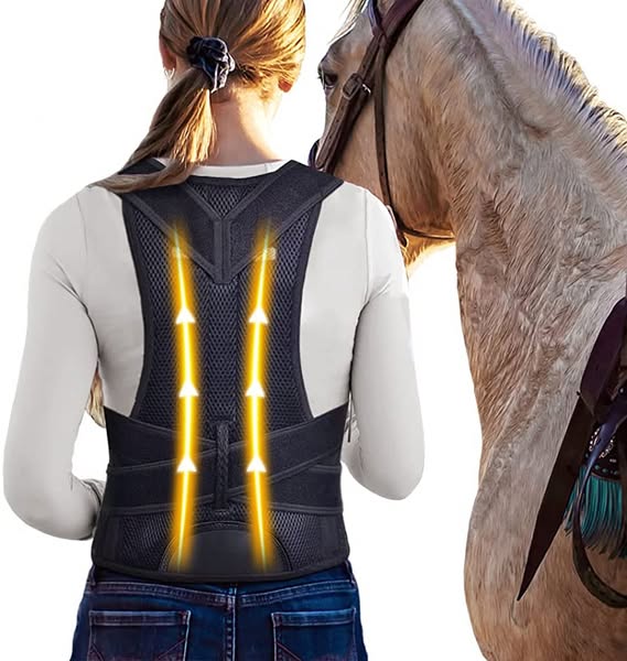 Correcteur de posture dorsale pour l'équitation (Anti maux de dos à ch