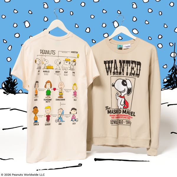 Official Peanuts Winter Styles