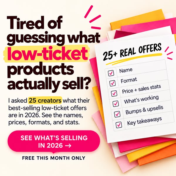 The 2026 Low-Ticket Census FREE