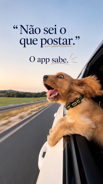 Conteúdo pronto em 30s.