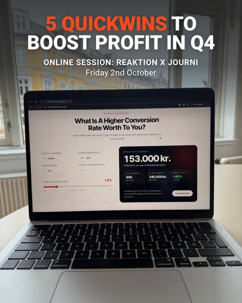 5 Quick Wins That Boost Your Profit in Q4