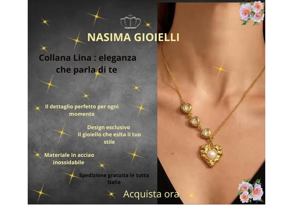 "Collana Lina: Eleganza senza tempo"