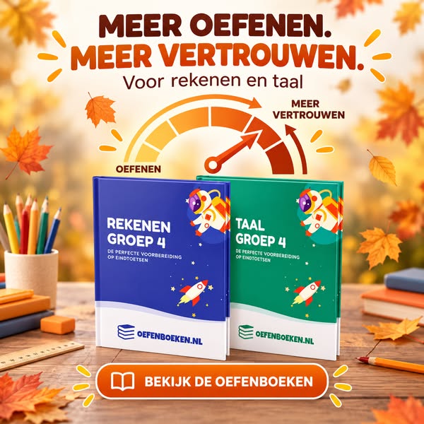 ALLEEN OP DIT MOMENT 50% HERFSTKORTING OP ALLE OEFENBOEKEN REKENEN EN TAAL