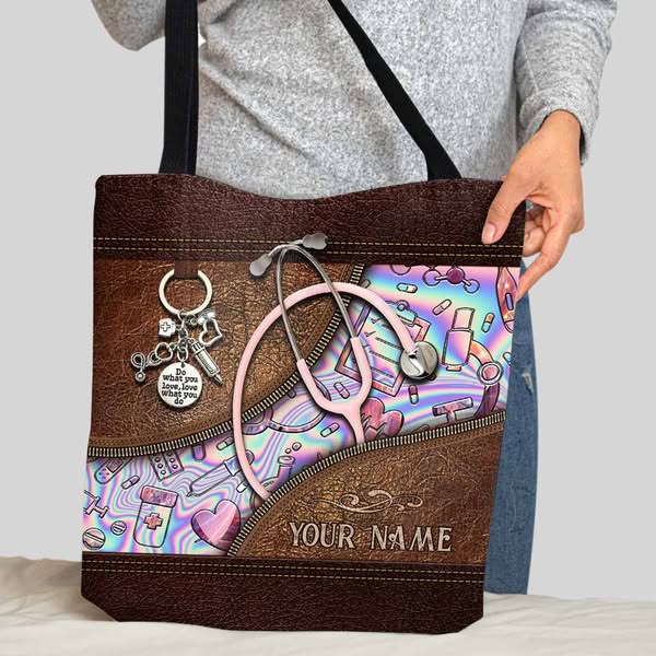 Personal storybook magic Nurse Personalized Tote Bag
