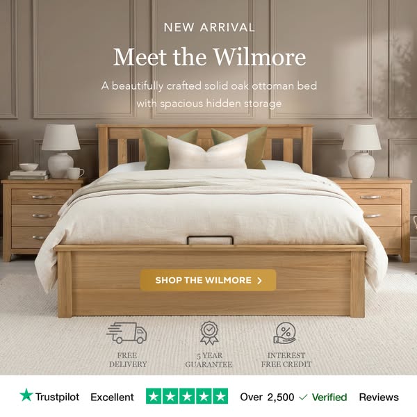 The Wilmore - Solid Oak, No Veneer