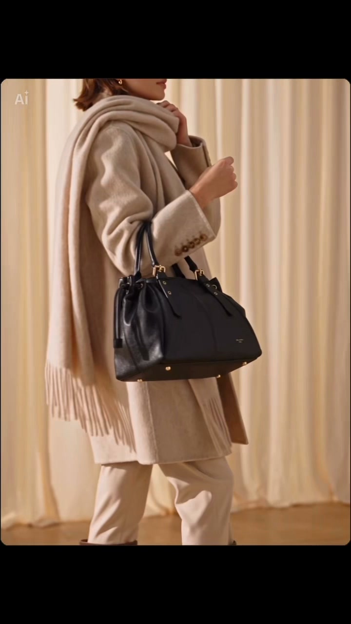 Sac Elena – Noir & Marron | 54,90 € • Livraison offerte