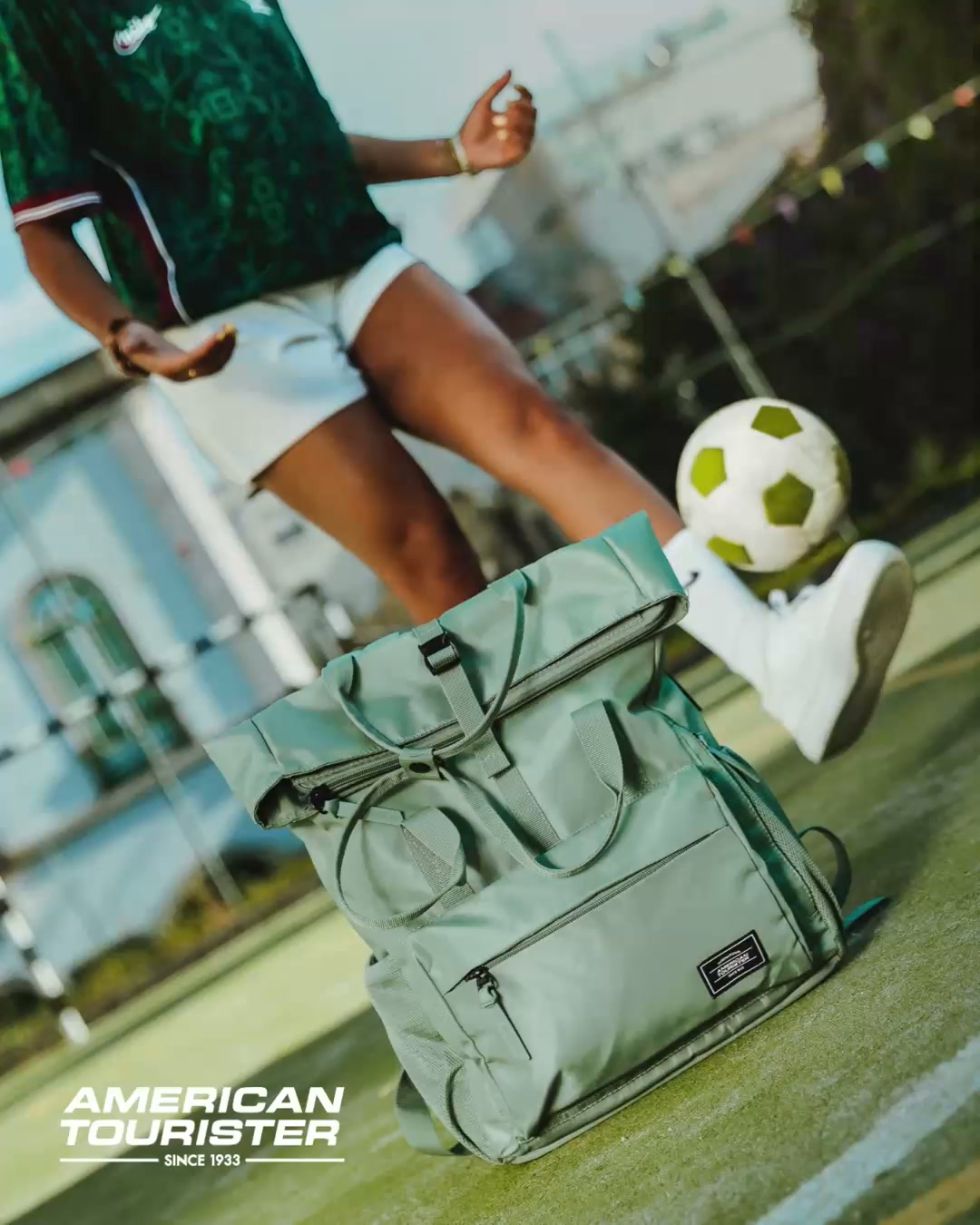 Mochila Urban Groove Tote 15.6" Verde Urbano