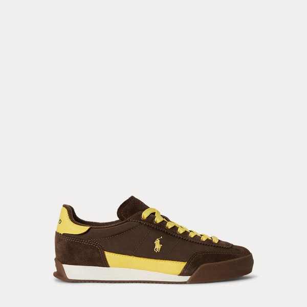 Hester Suede Trainer - Womens - Ralph Lauren Polo Sport