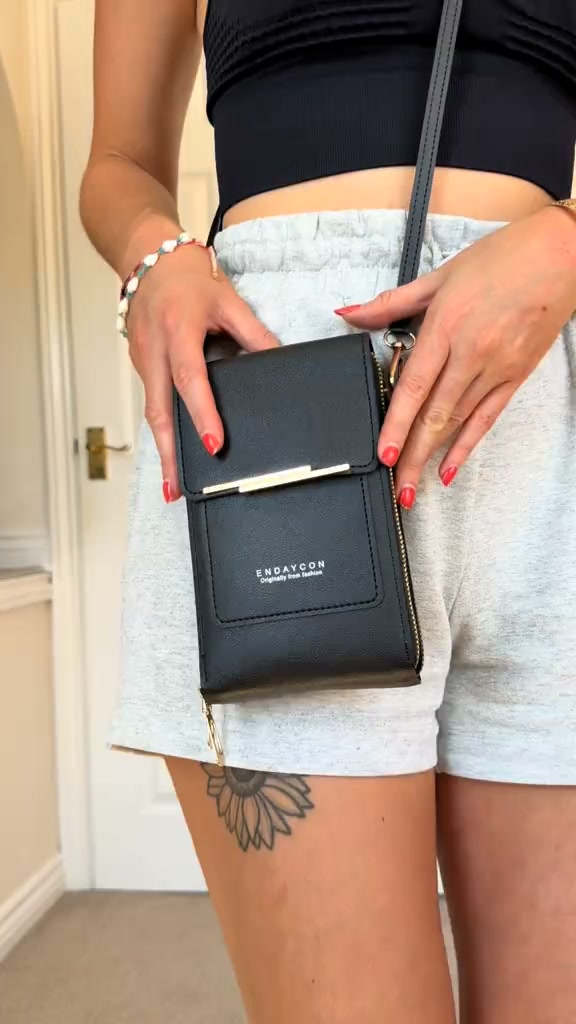 Last Day Promotion:ONLY ￡7.99!!Simple and elegant women's touchscreen crossbody phone wallet