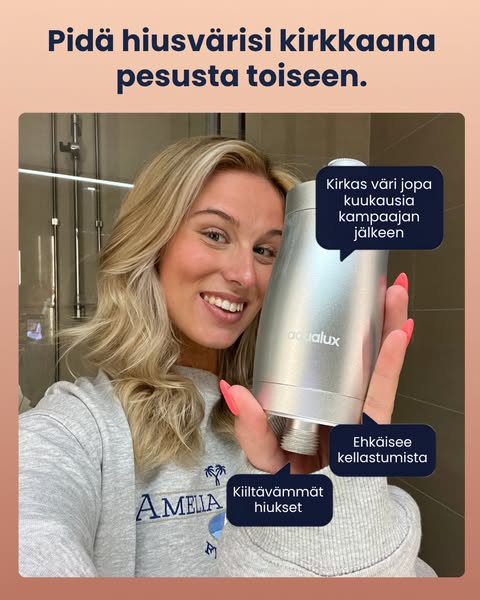 Suomen suosituin suihkusuodatin