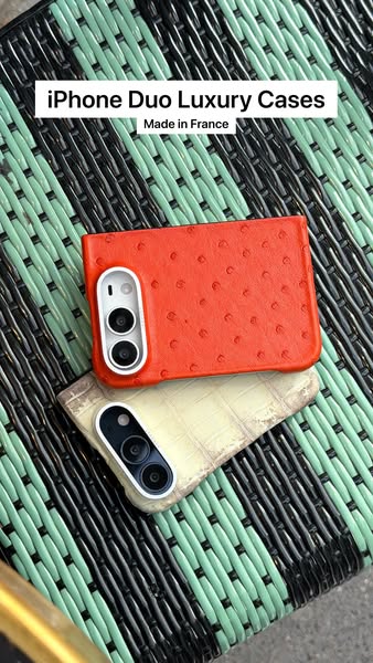 NEW IN: Exclusive iPhone Duo Leather Cases