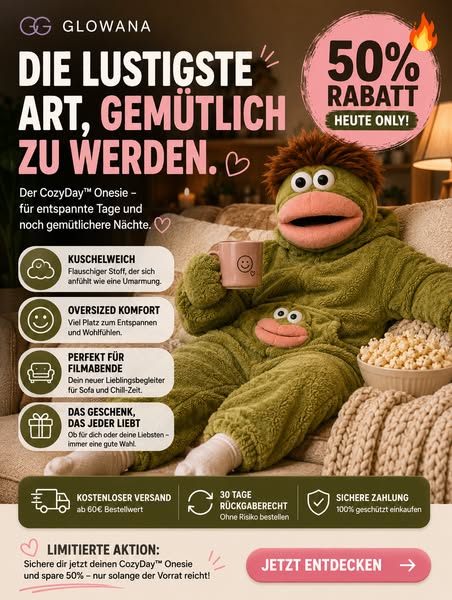 50% Rabatt auf den Monster Onesie
