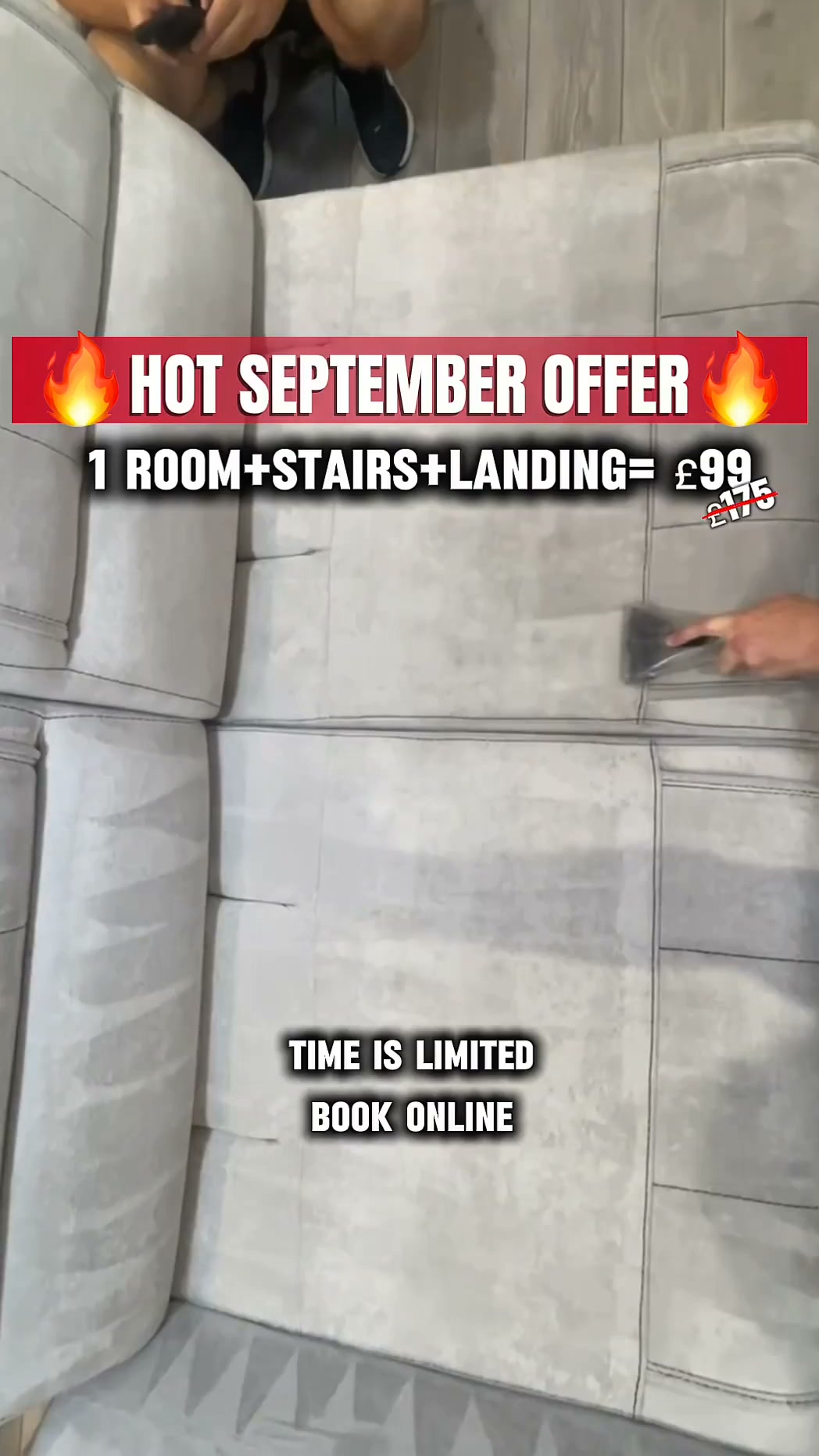 1ROOM + STAIRS + LANDING — ONLY £99 SEPTEMBER SPECIAL!