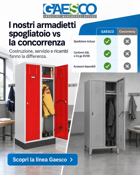 Armadietti in pronta consegna
