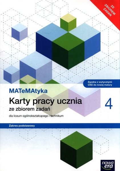 MATeMAtyka 4 Karty pracy ucznia Zakres podstawowy - Książka tradycyjna