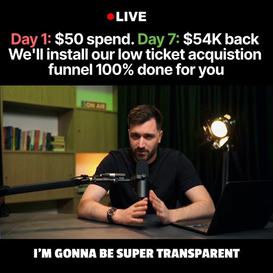 $50 to $54K in 7 days. Live case study.