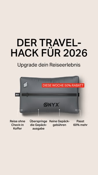 Nehmen Sie 3× mehr in denselben Koffer mit