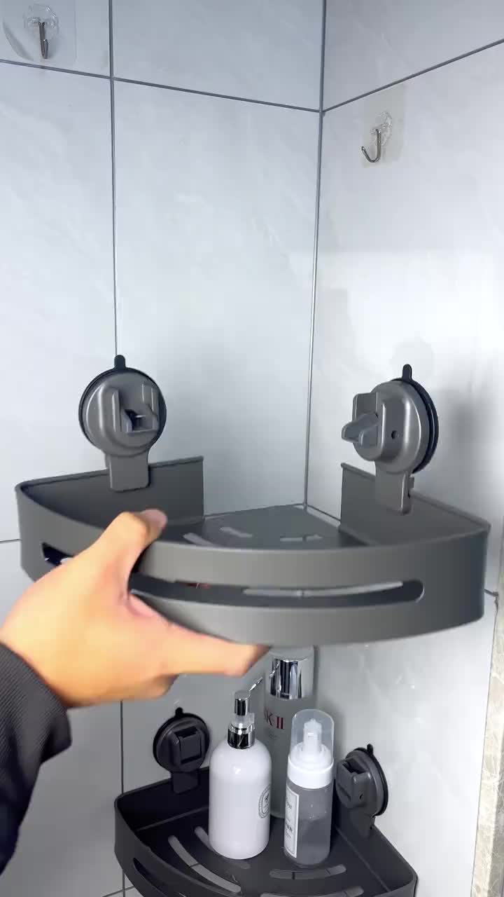 Triangle Suction Cup Shower Caddy