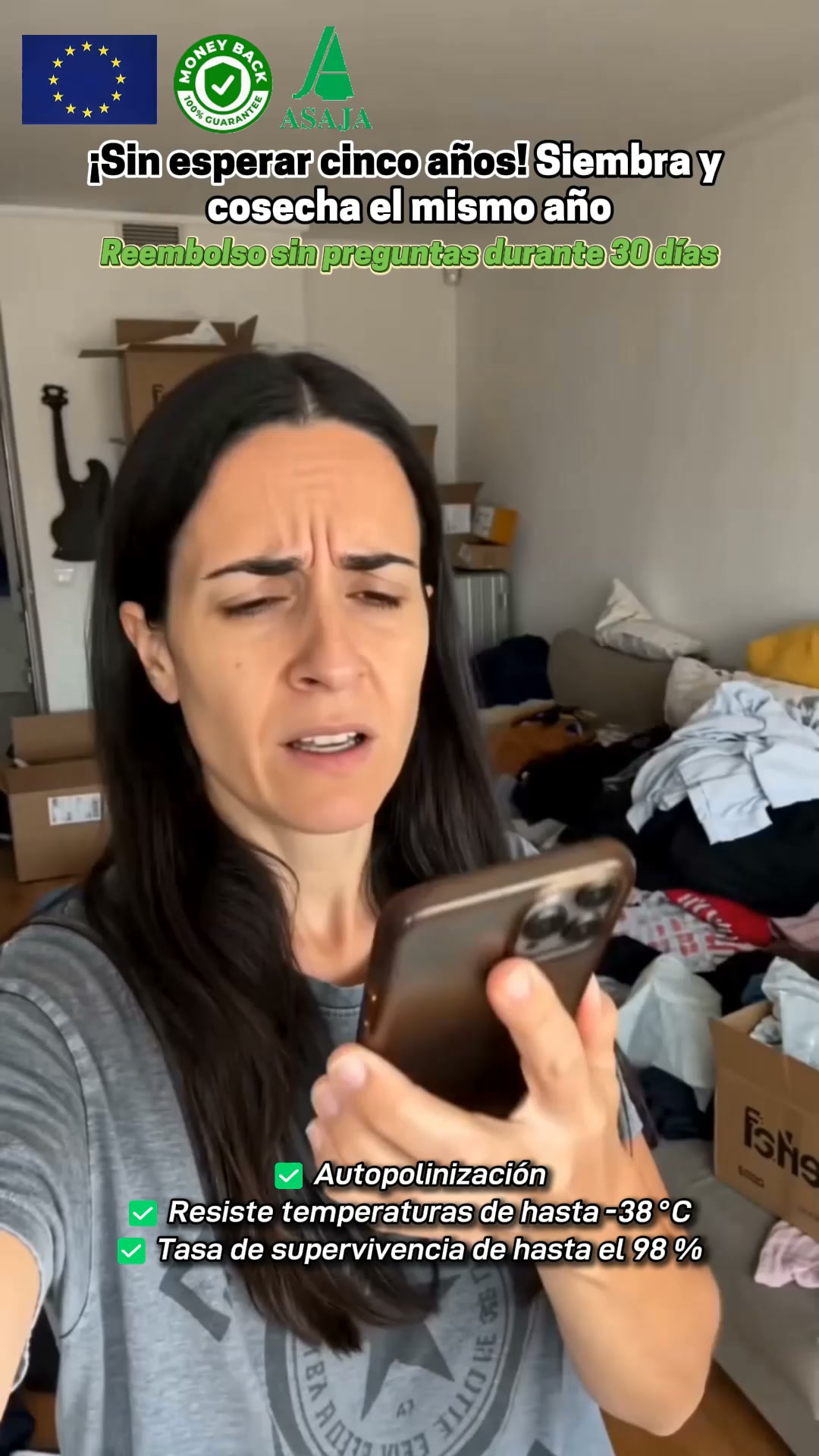 Si no da frutos, te reembolsamos 10 veces su valor — 100% garantizado.