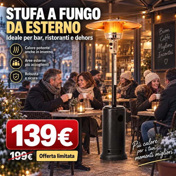 Più mesi di utilizzo per il tuo dehors: Soli 139€!