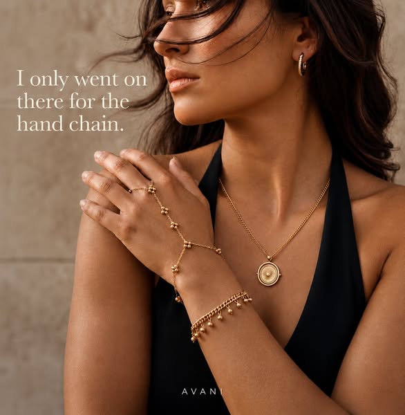 Ravi Hand Chain - £42