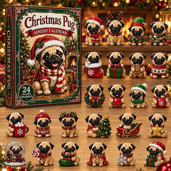 A Timeless Gift For Every Passionate Pug Enthusiast.