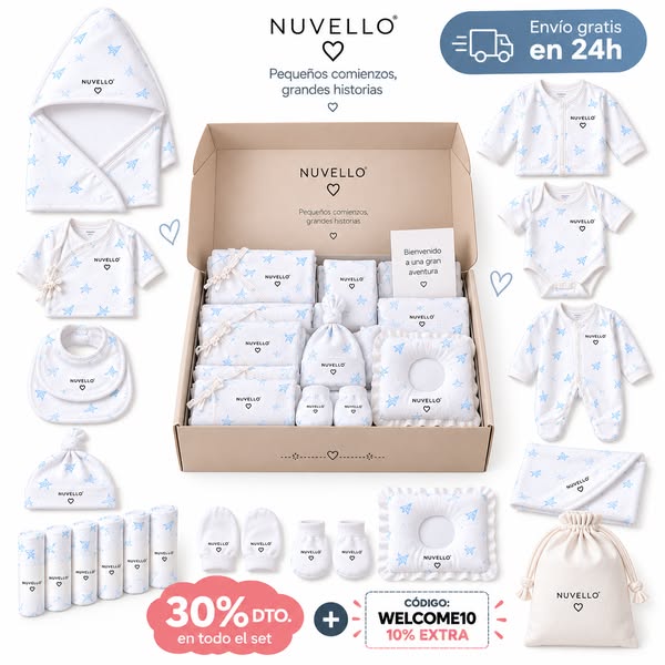 Todo lo que tu bebé necesita en un solo set