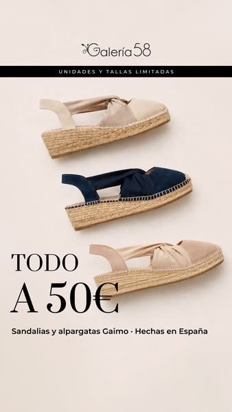 Últimas tallas disponibles