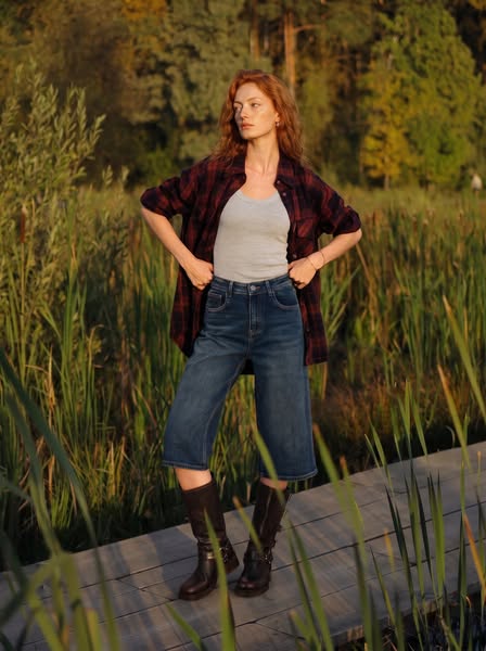 Bermuda Lungo Denim · €29,95