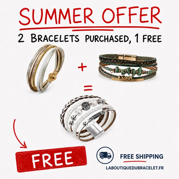 Summer Deal — Buy 2 Bracelets, Get 1 FREE!