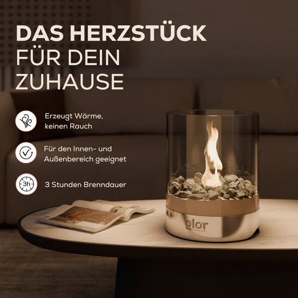 Nordische Ruhe. Mit einem Streichholz.