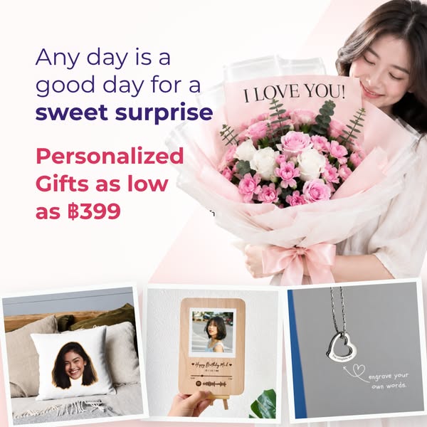 Send personalized gifts to home!