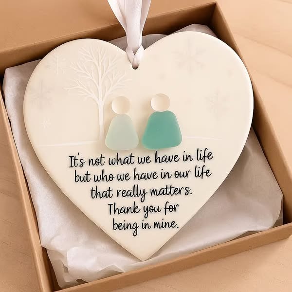 Last Day 49% OFF - Heart-Shaped Sea Glass Friendship Decor - BUY 1
