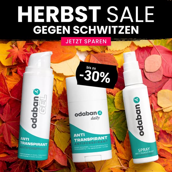 Herbst-Sale gegen Schweißflecke