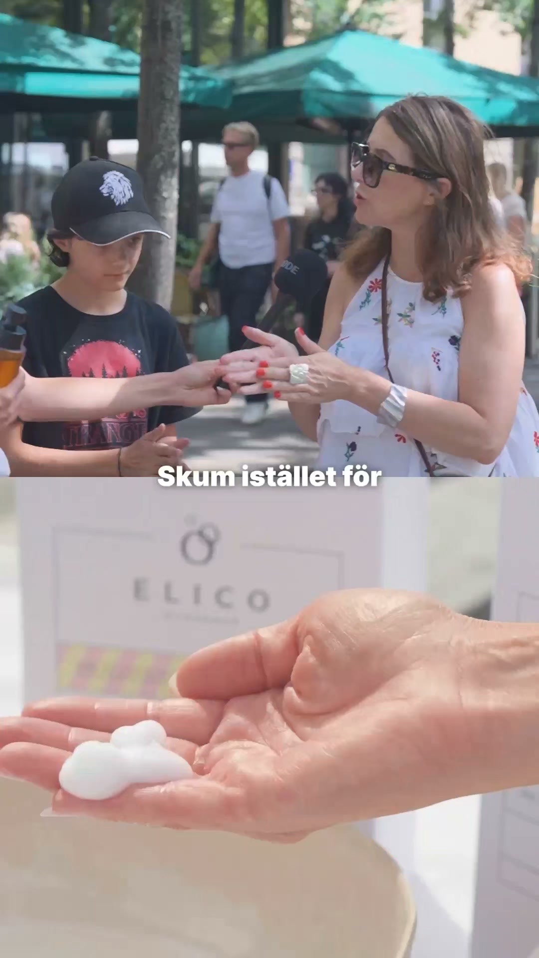 Skum istället för flytande tvål?