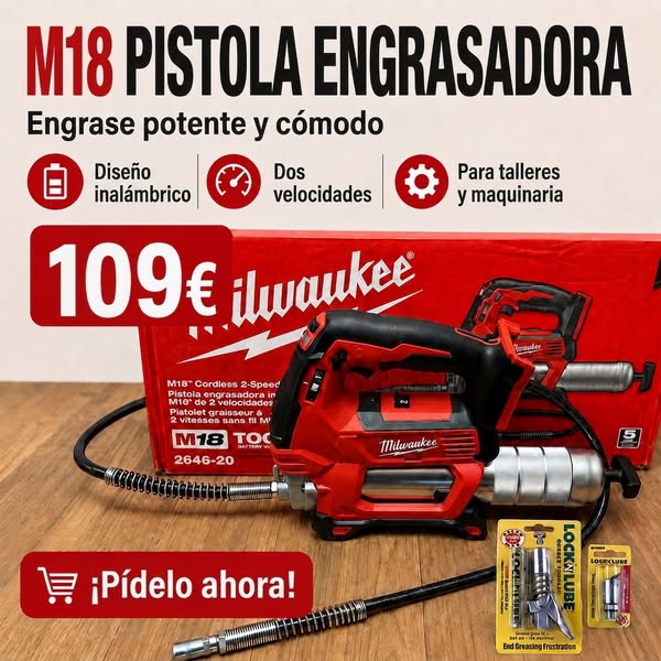 10.000 PSI. La grasera que los profesionales eligen.