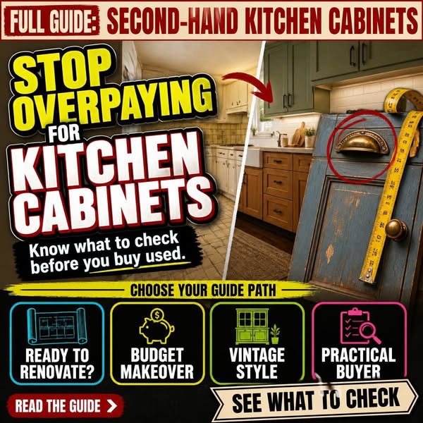 Second-Hand Kitchen Cabinets: Selection and Use Guide