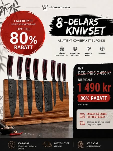 80 % RABATT PÅ ALLT
