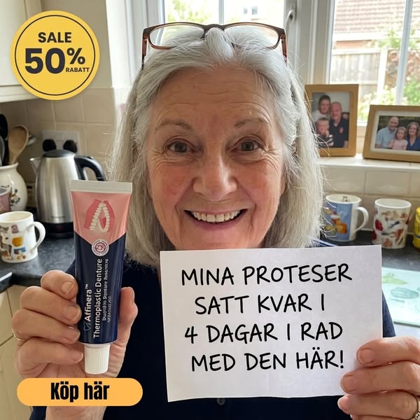 Glappande protes? Ät allt igen.
