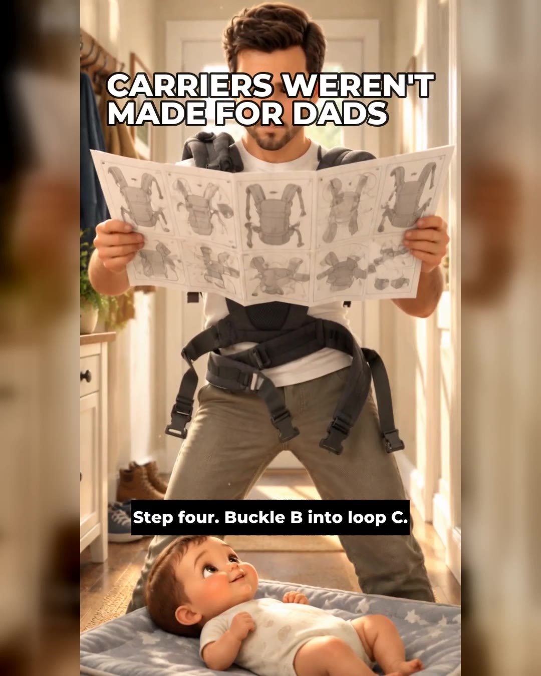 The baby carrier that's a t-shirt