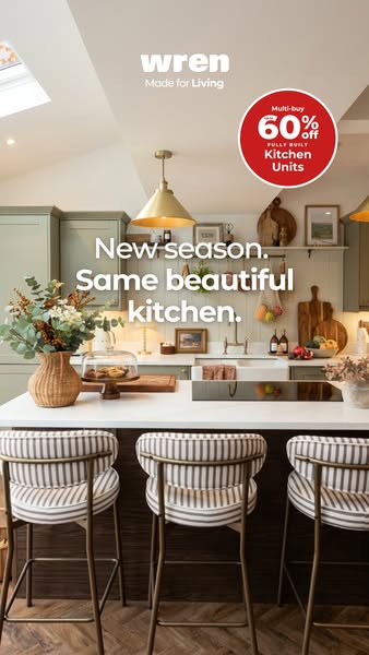 Autumn savings: Up to 60% off kitchens
