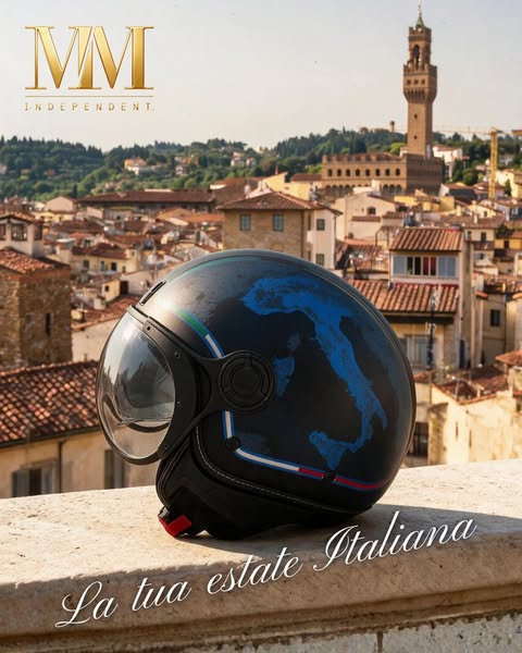 Casco Italia Nero Impulso di MM Independent