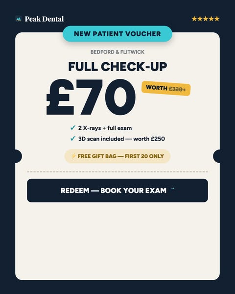 Comprehensive New Patient Check-Up For £70